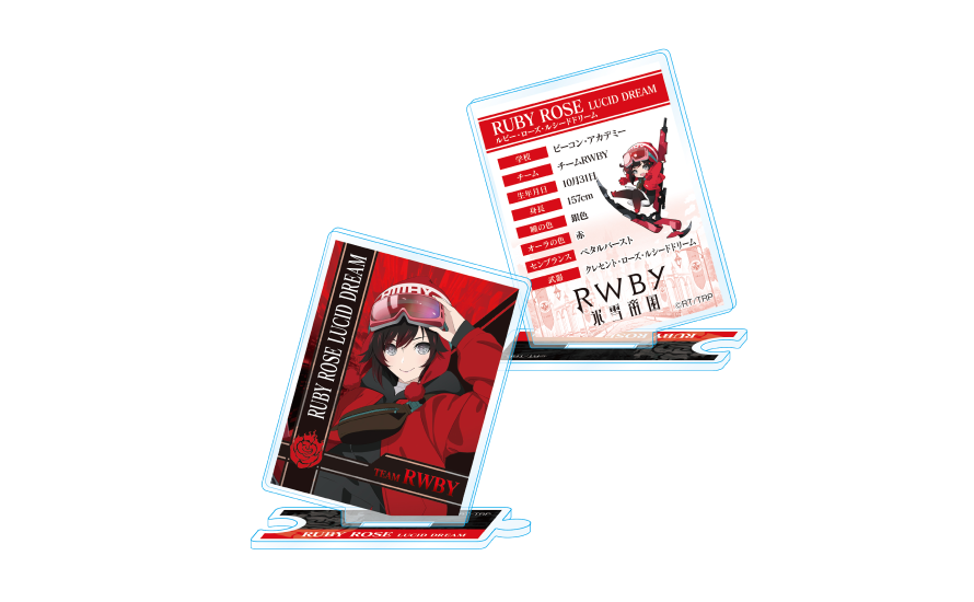 RWBY 氷雪帝国​ - ルビー·ローズ Ani-Art BIGアクリルスタンド | (アムニバス